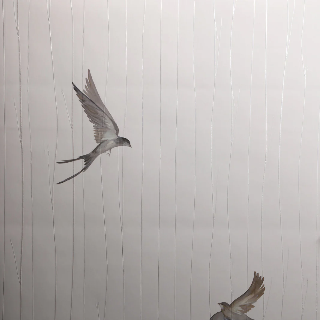 Airborne - Beige Wallpaper