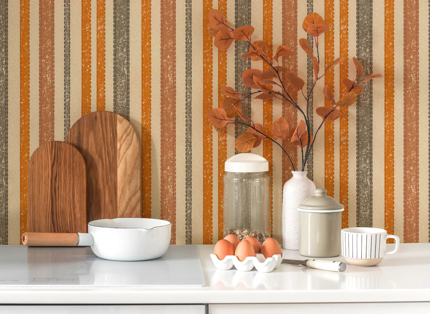 Autumn Stripe Wallpaper - Image 2