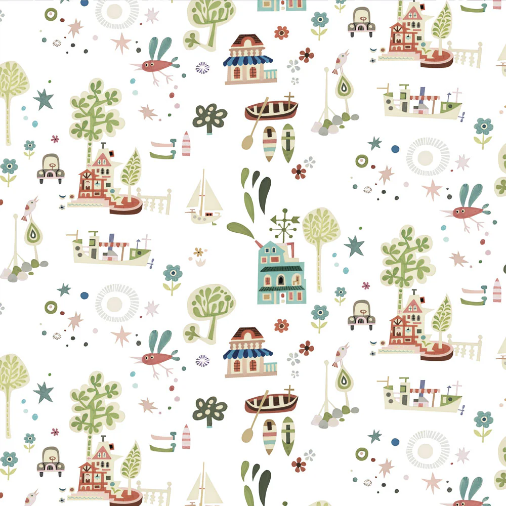 Bell Island Wallpaper by Jim Flora - Image 2