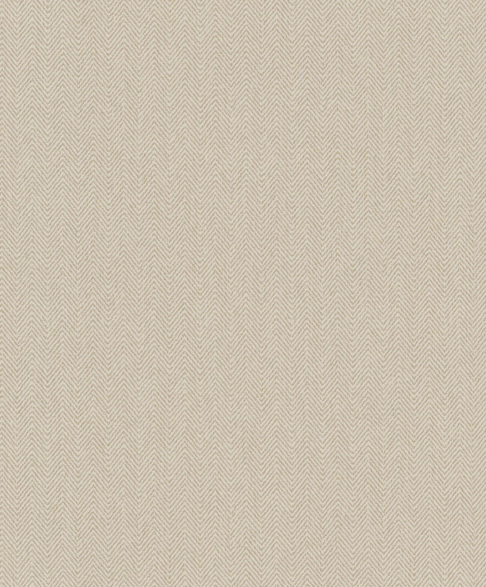 Blenheim Herringbone Wallpaper - Beige