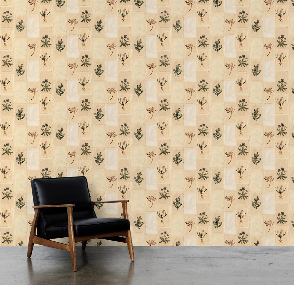 Botanical Collage Wallpaper - Image 3