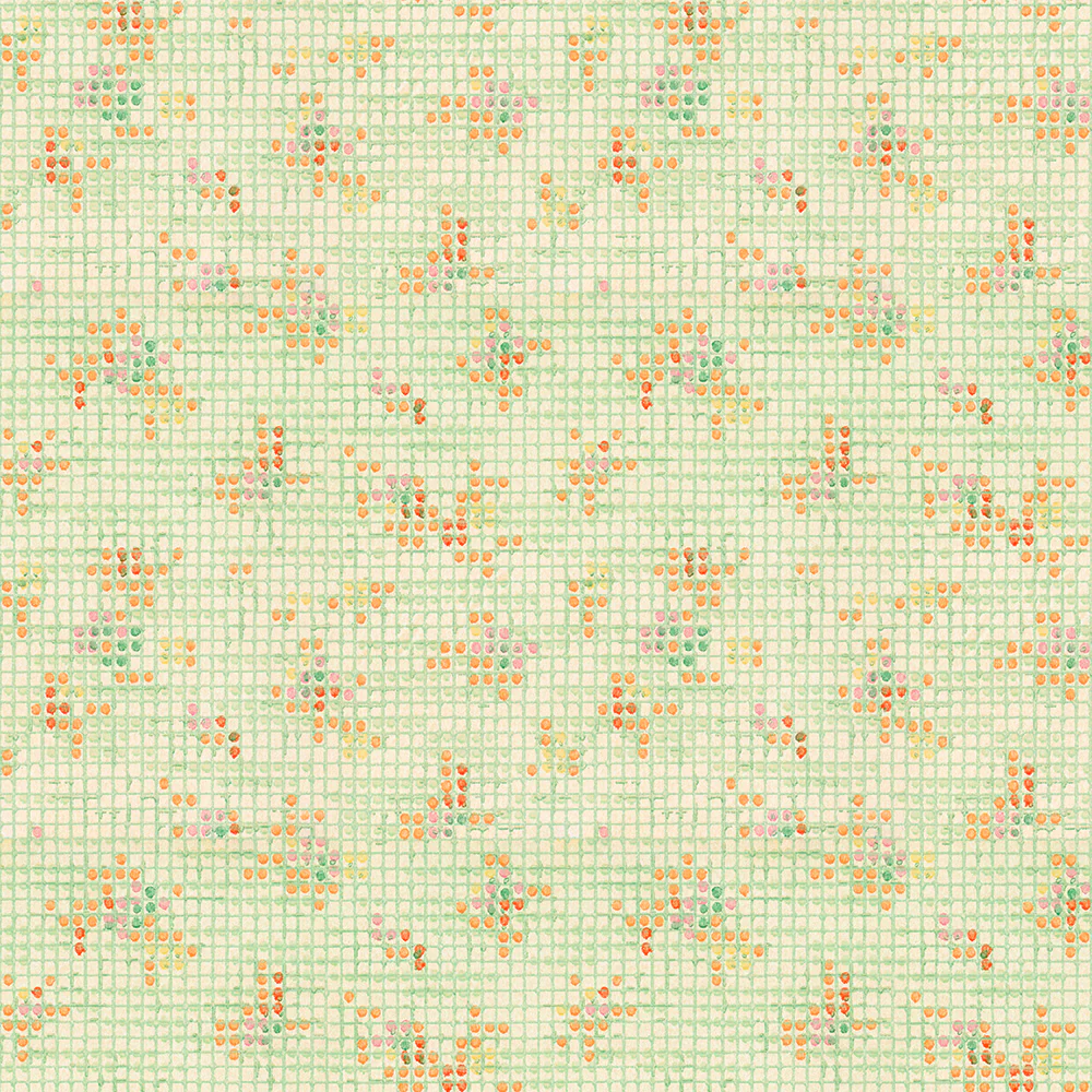 Crewel Wallpaper