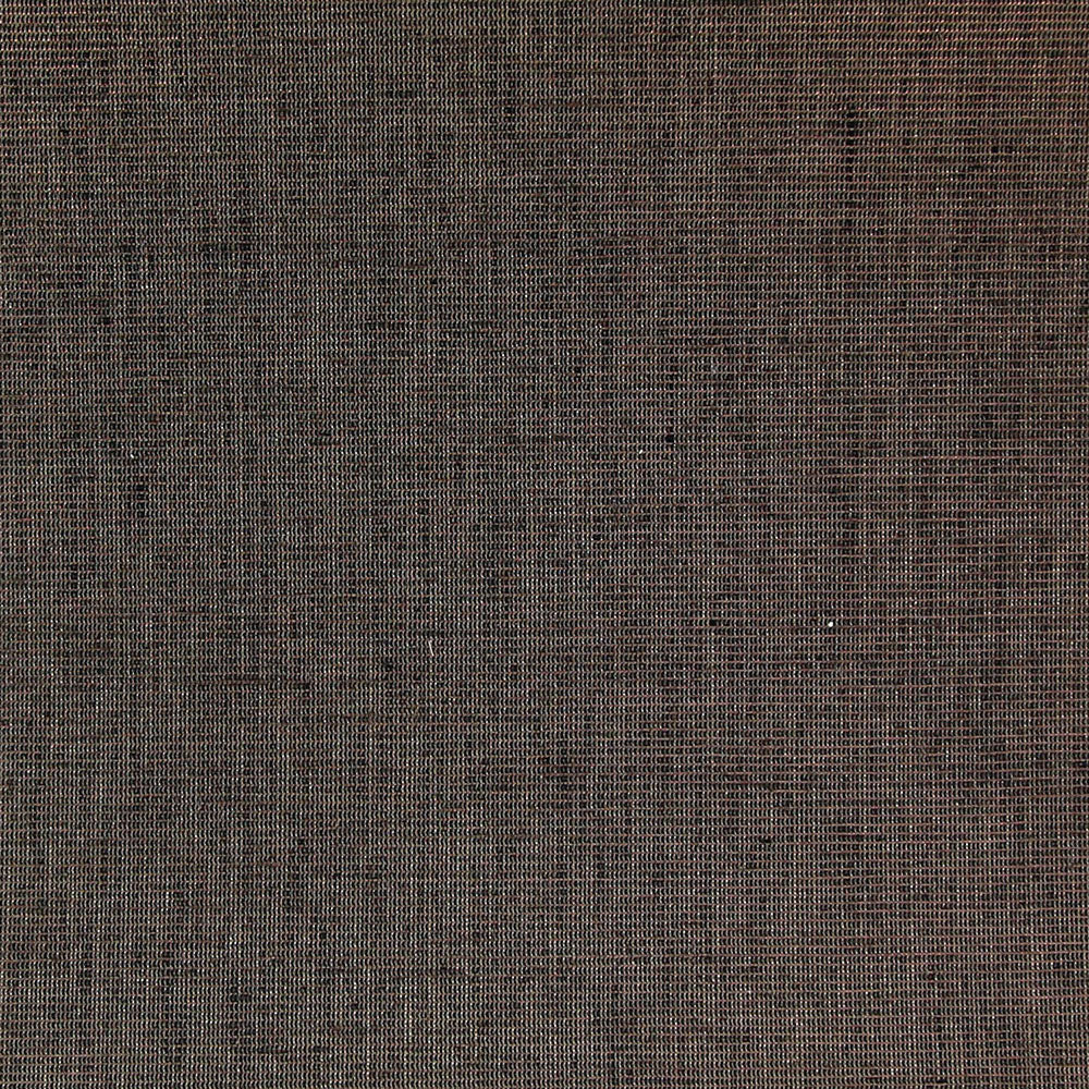 Dark Brown Linen Wallcovering