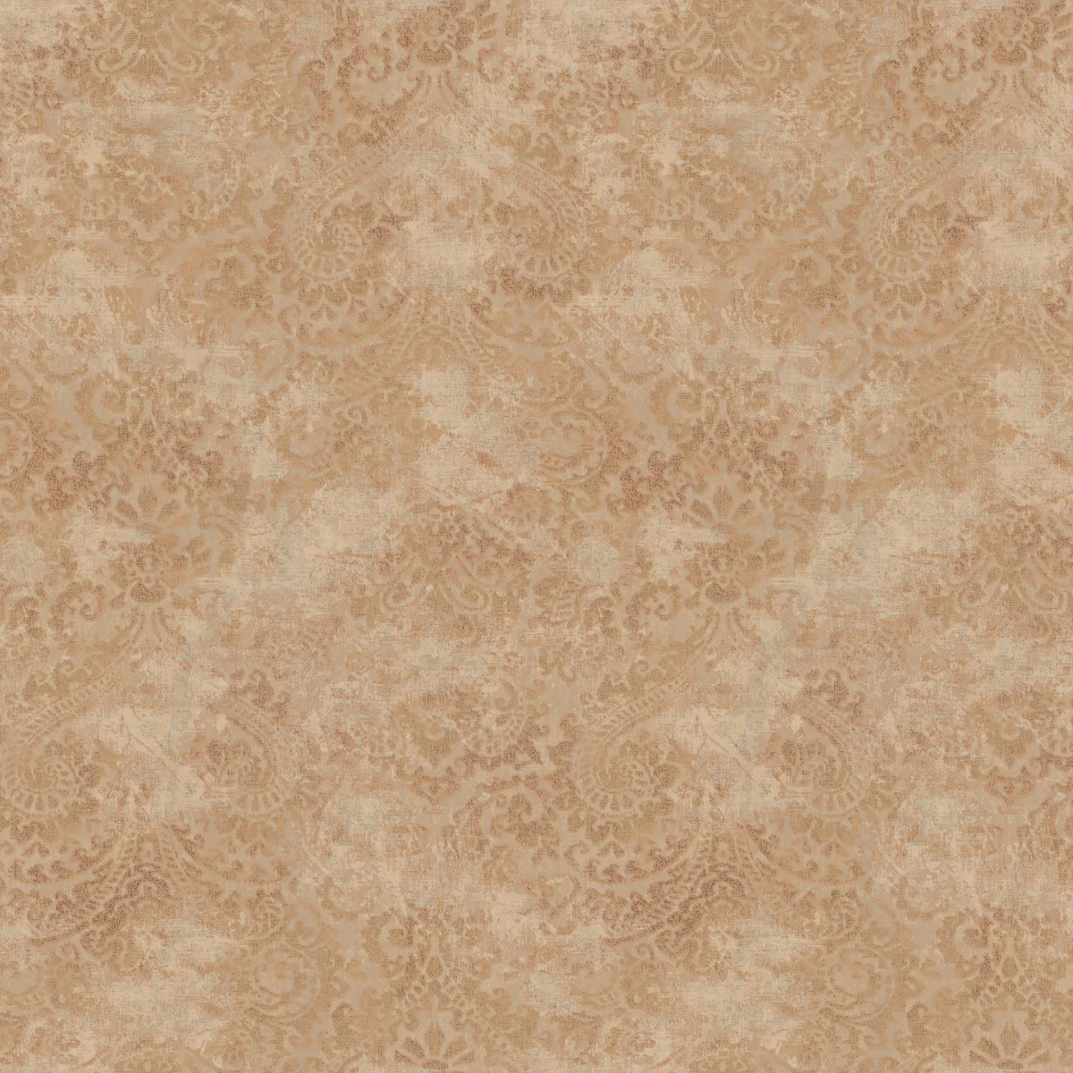 Distressed Damask Wallpaper