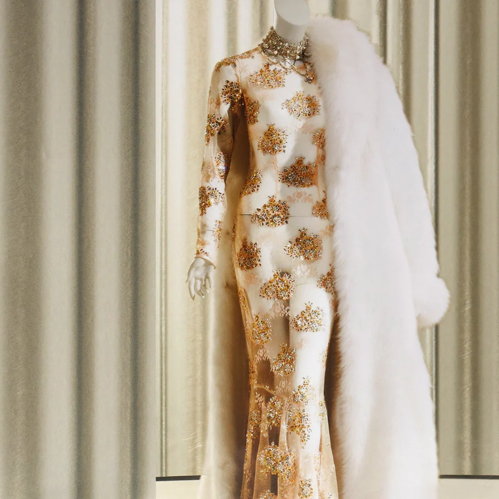 Drapery Wallpaper - Champagne - Image 2
