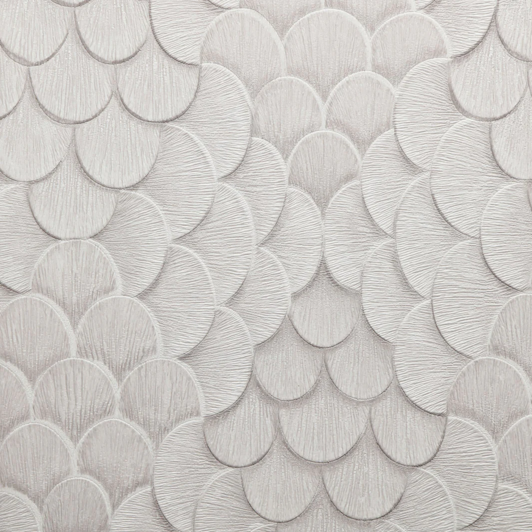 Elysian Feathers - Creamrose Wallpaper