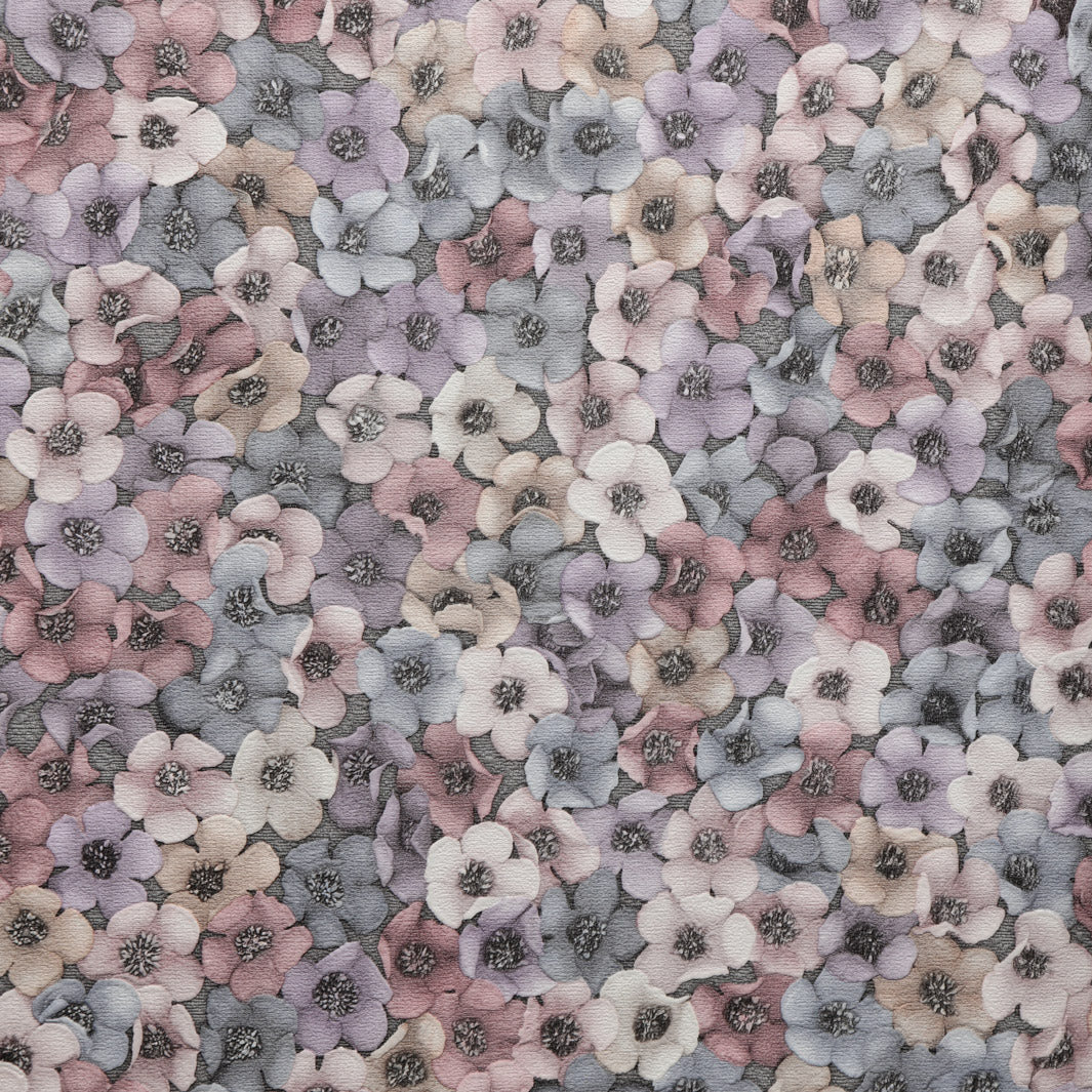 Fleurs de Papier - Faded Lilac Wallpaper