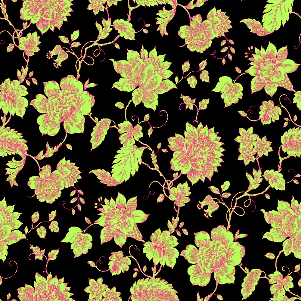 Floral Toile Wallpaper