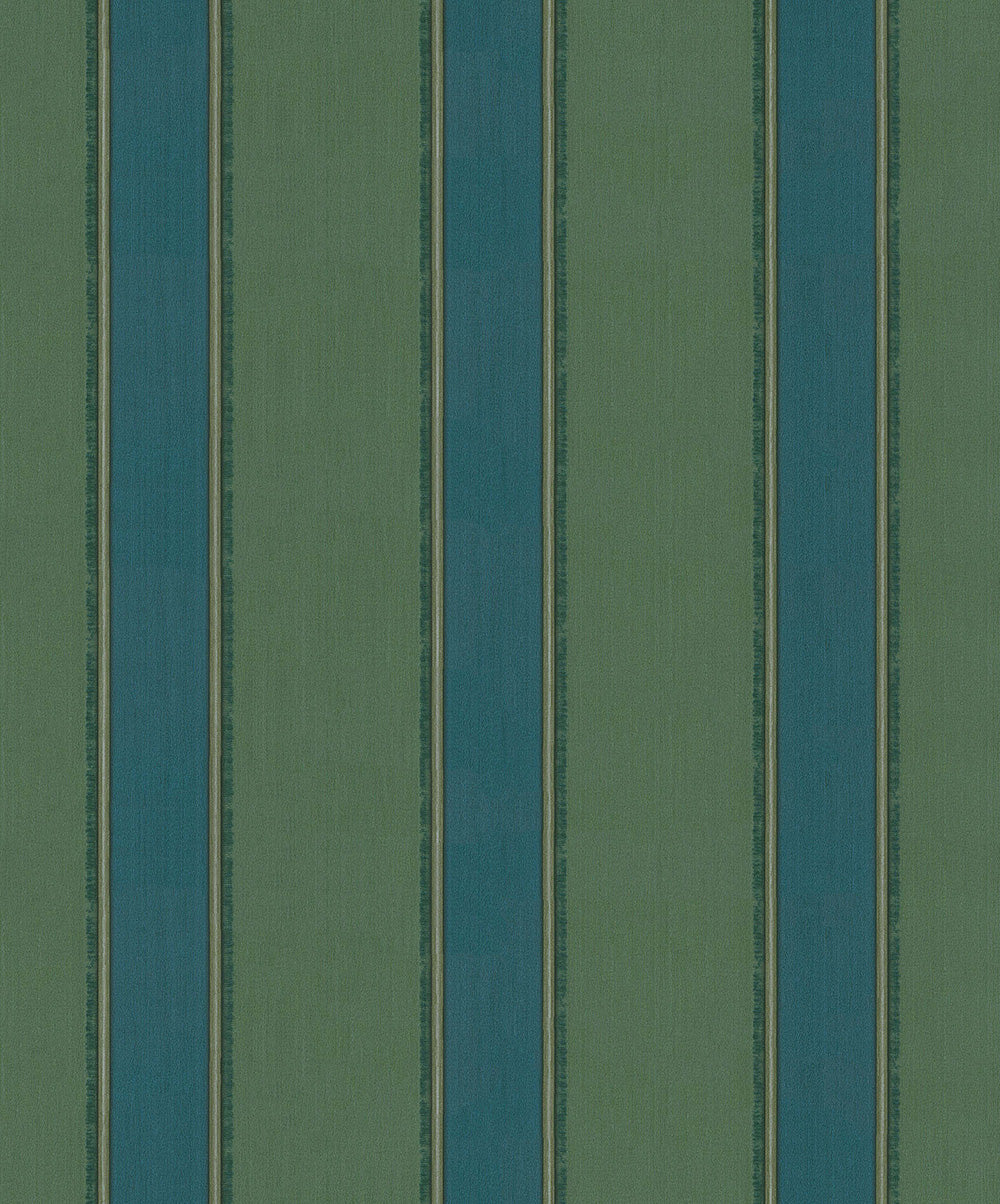 Fringy Stripe Wallpaper - Green