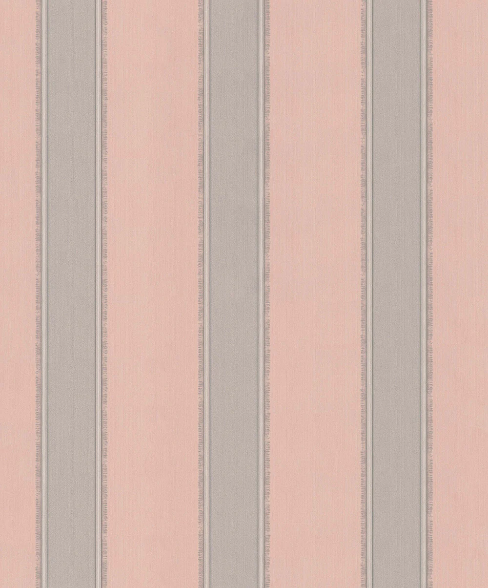 Fringy Stripe Wallpaper - Pink
