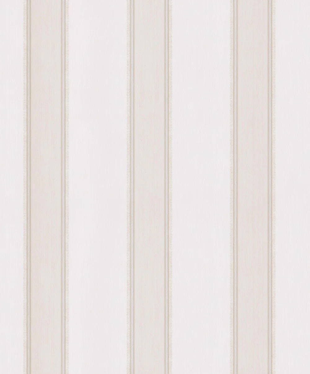 Fringy Stripe Wallpaper - White