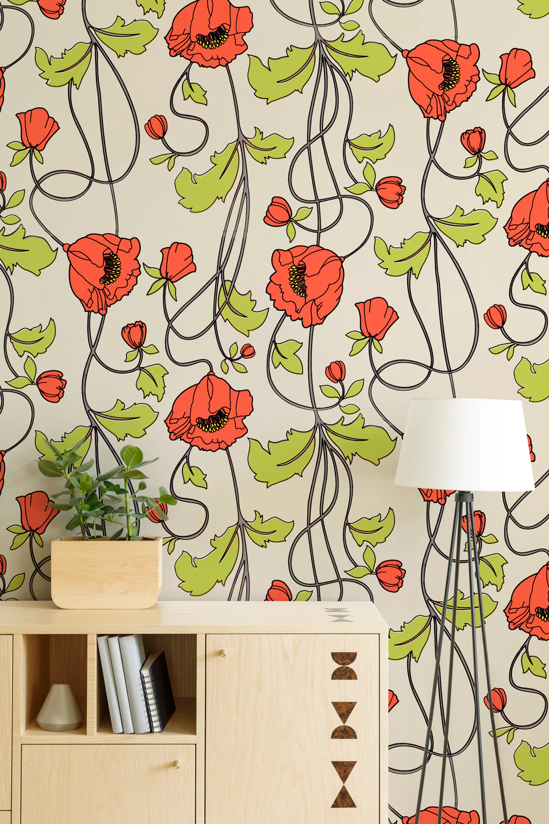 Gismonda Grasscloth Wallpaper - Image 2