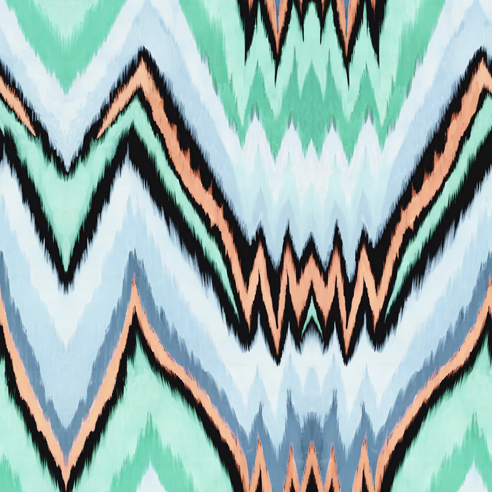 Glam Rock Ikat Wallpaper - Image 2