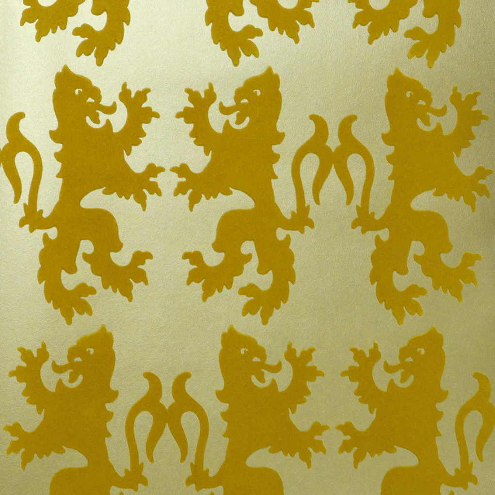 Griffons Flocked Wallpaper - Image 3
