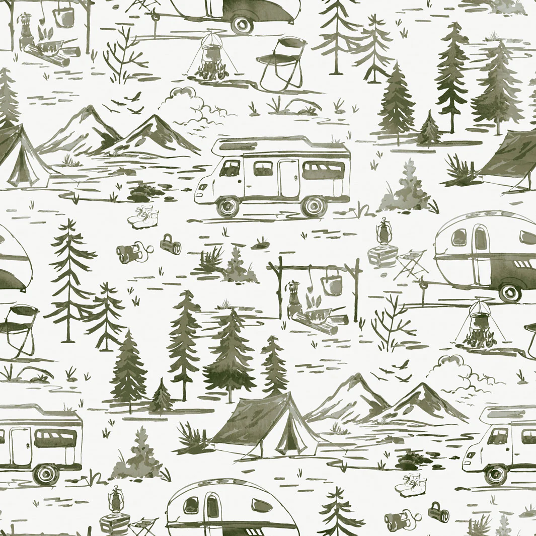 Happy Camper Wallpaper