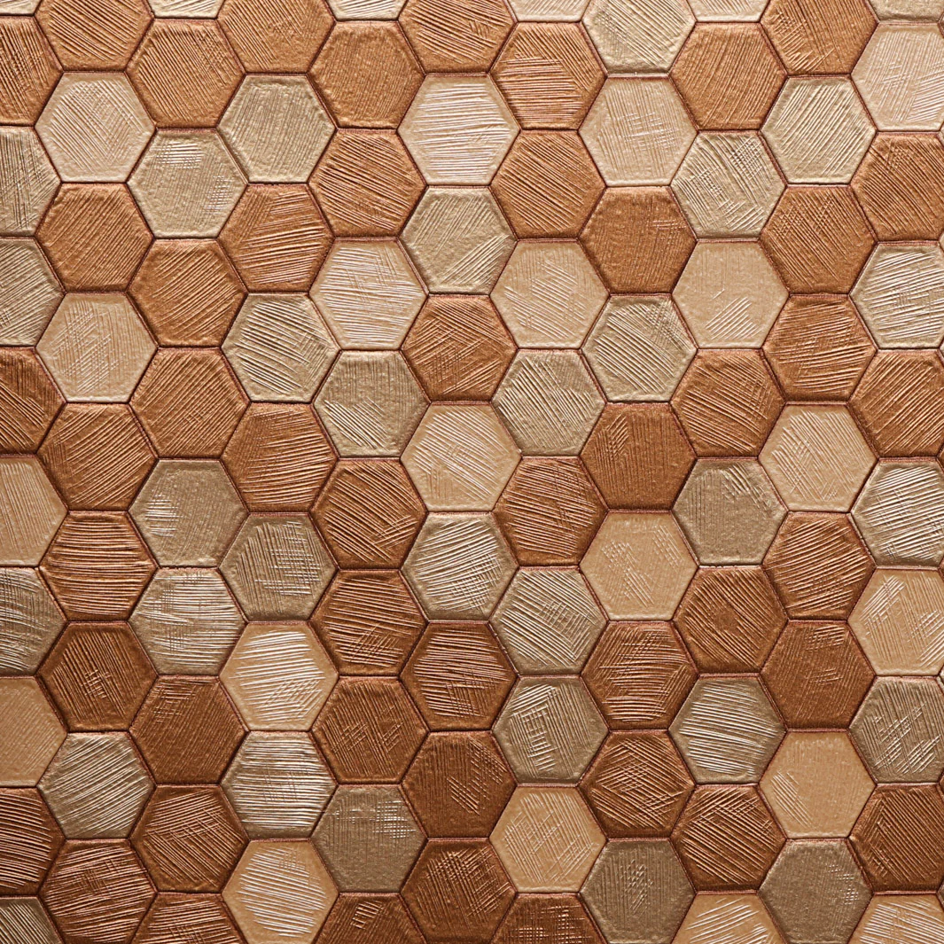 Hexa - Copper Wallpaper