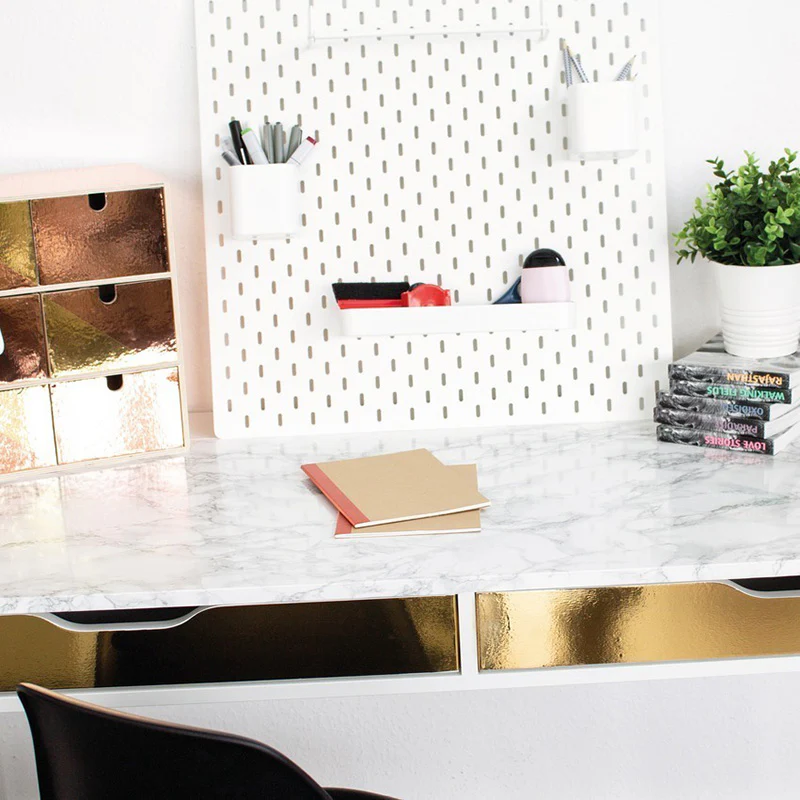 High-Gloss Gold Contact Paper - Image 2