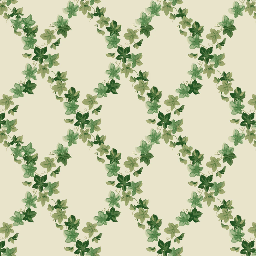 Ivy Lattice Wallpaper