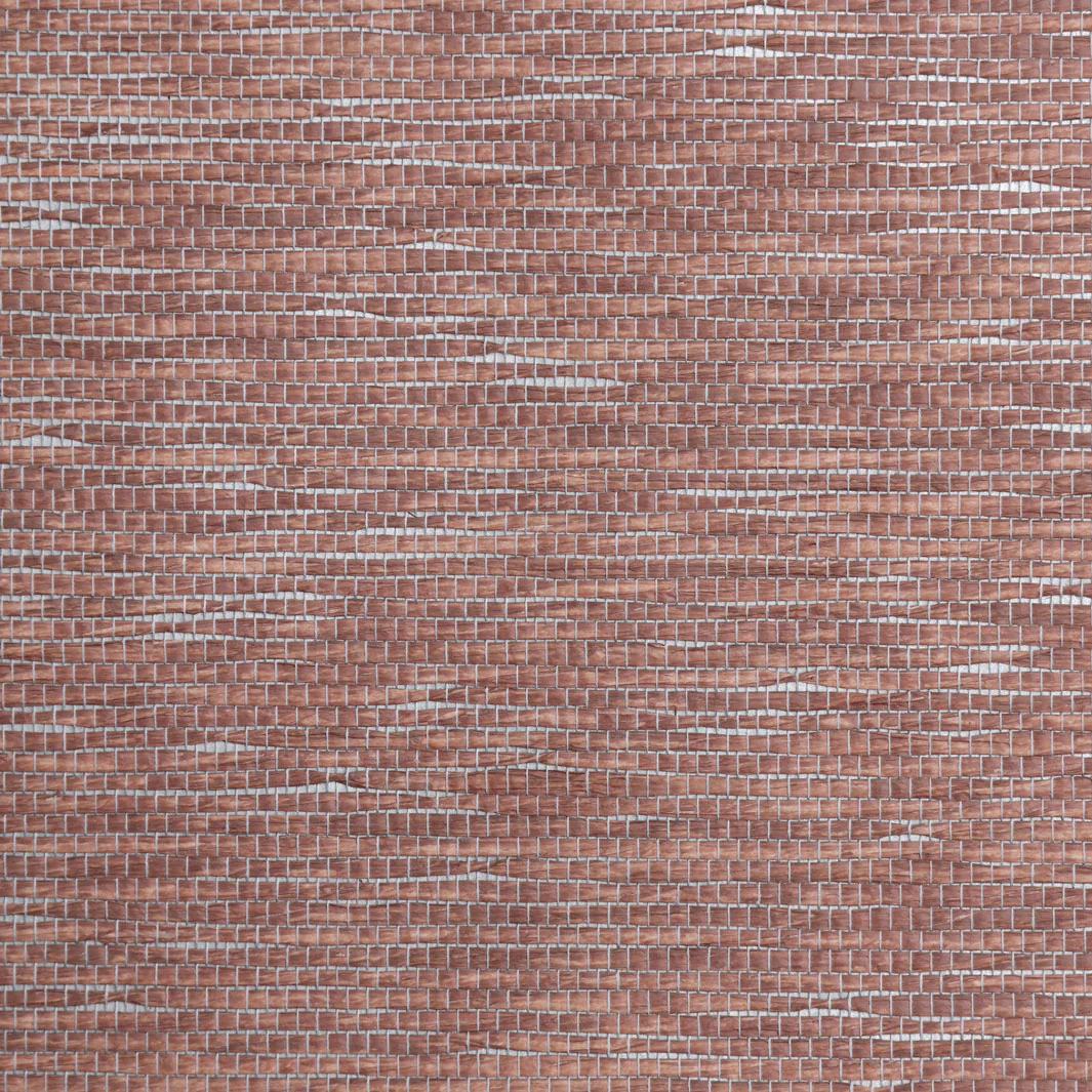 Japanese Paper Weave Wallpaper - Mauve