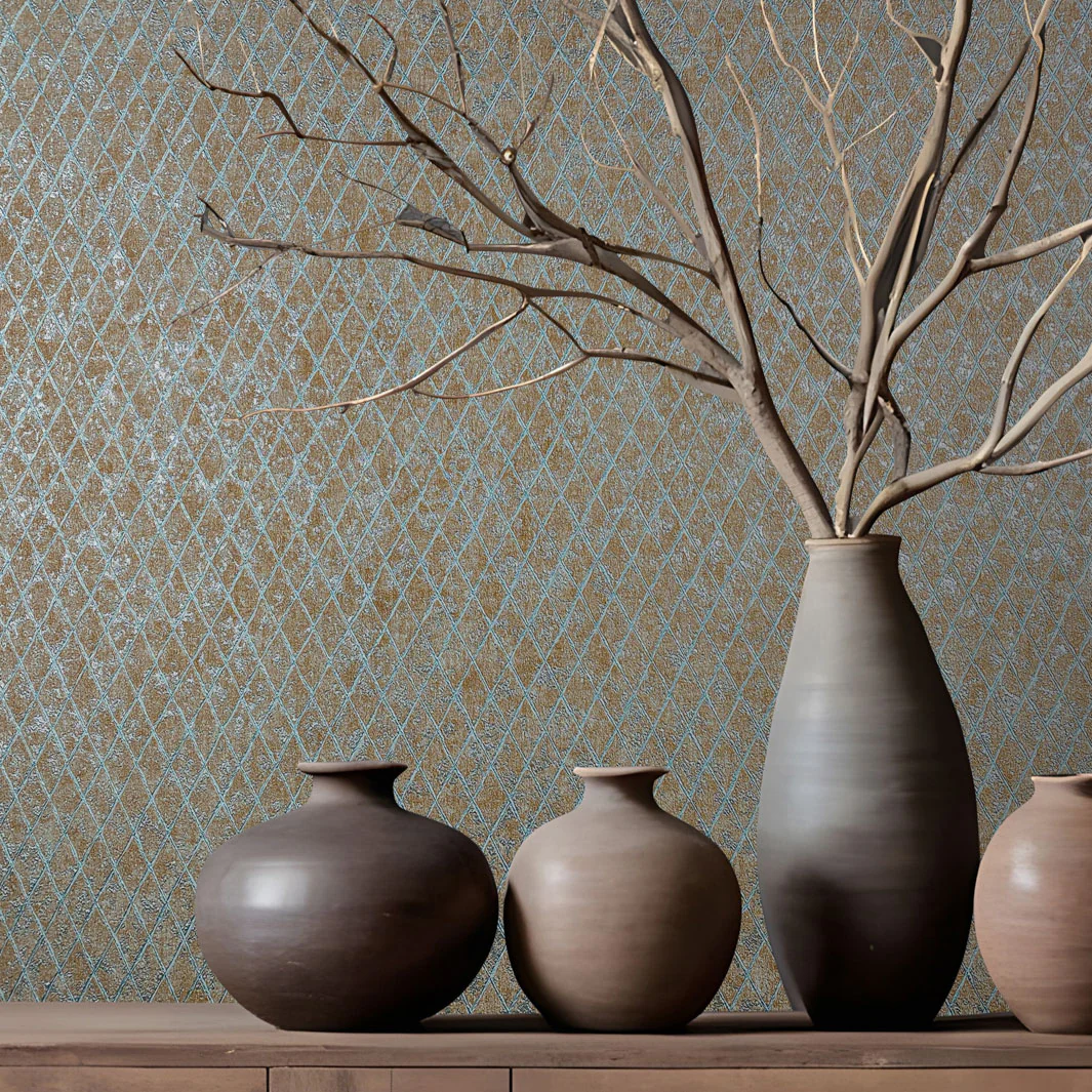 Latticework - Rustic Sage Wallpaper - Image 5