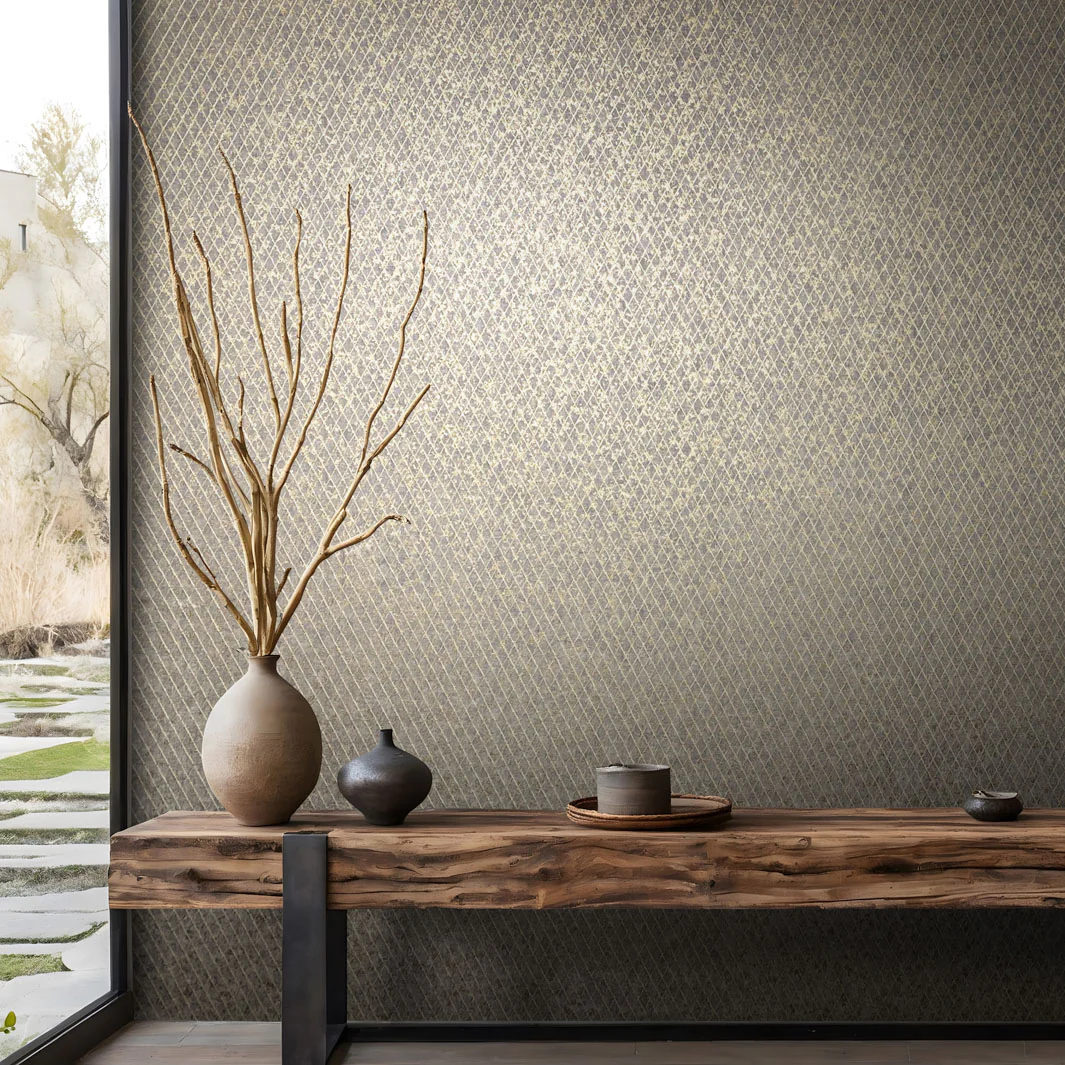 Latticework - Smoky Bronze Wallpaper - Image 5