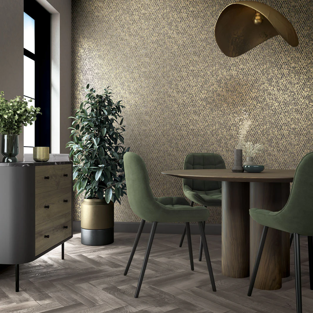 Latticework - Smoky Bronze Wallpaper - Image 9