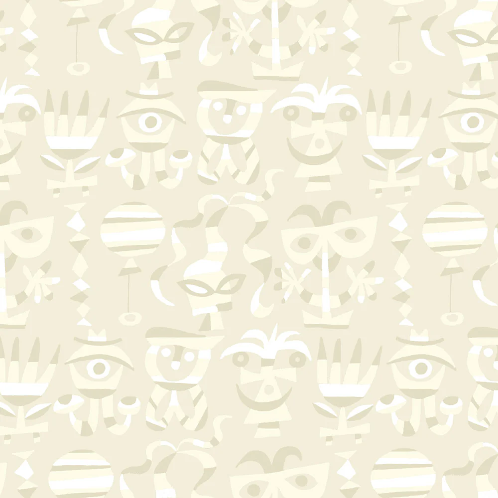 Mardis Gras Wallpaper by Jim Flora