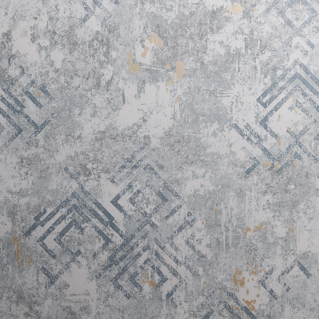 Meander - Slate Grey Wallpaper