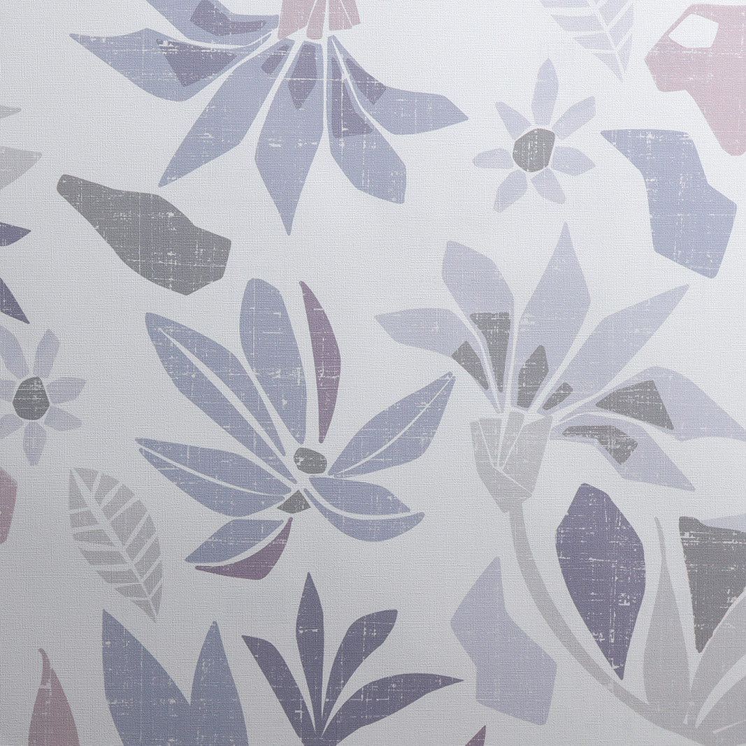 Mod Floral - Lilac Wallpaper
