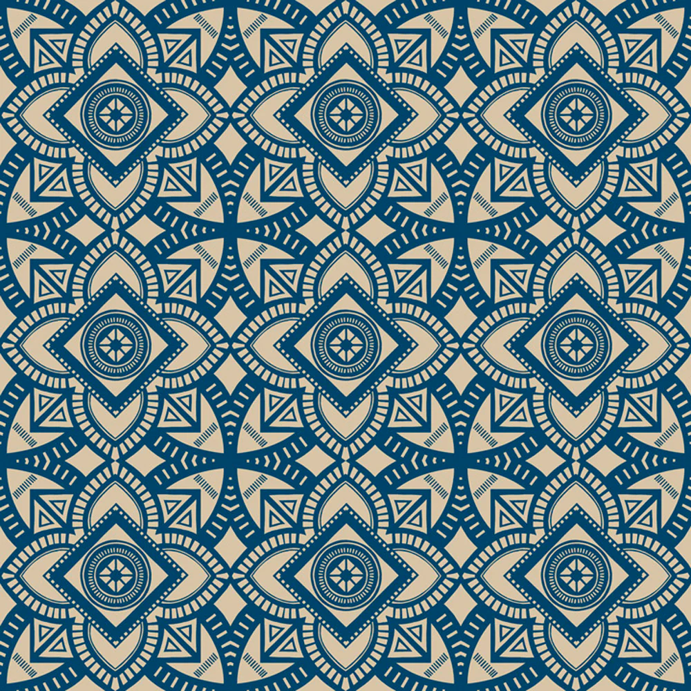 Moroccan Stamp Wallpaper - Image 2