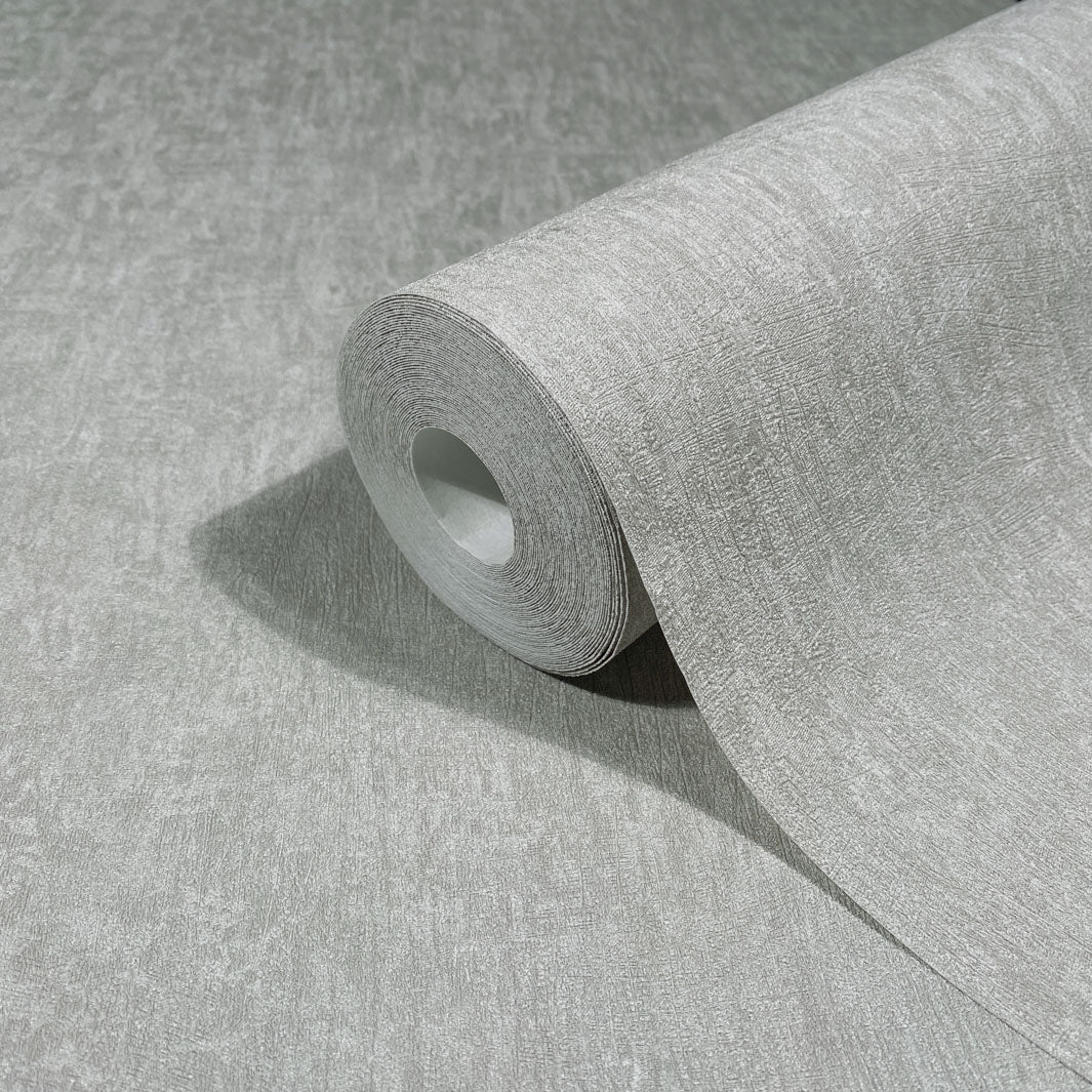Nordic Linen Texture - Mist Grey Wallpaper - Image 2