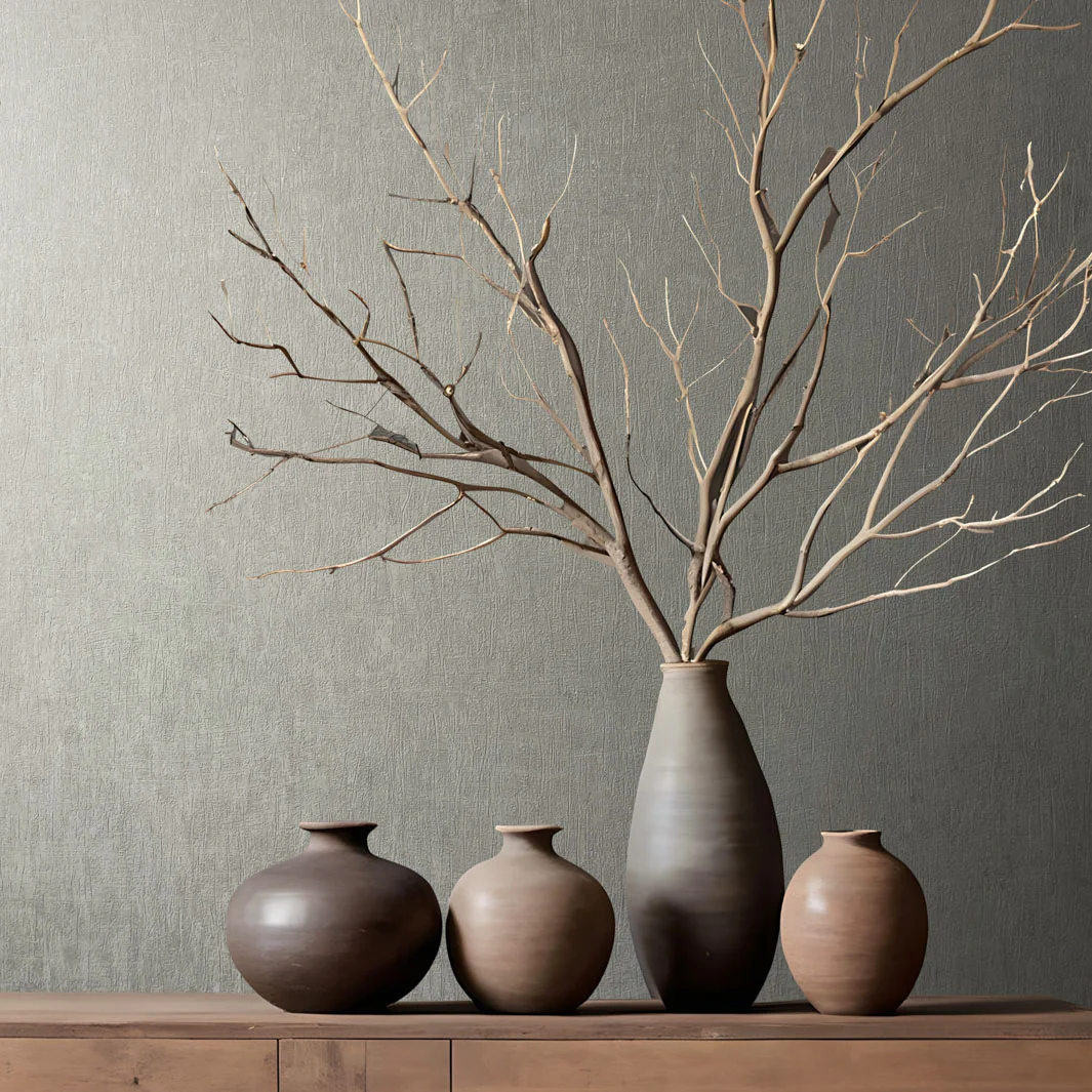 Nordic Linen Texture - Mist Grey Wallpaper - Image 5