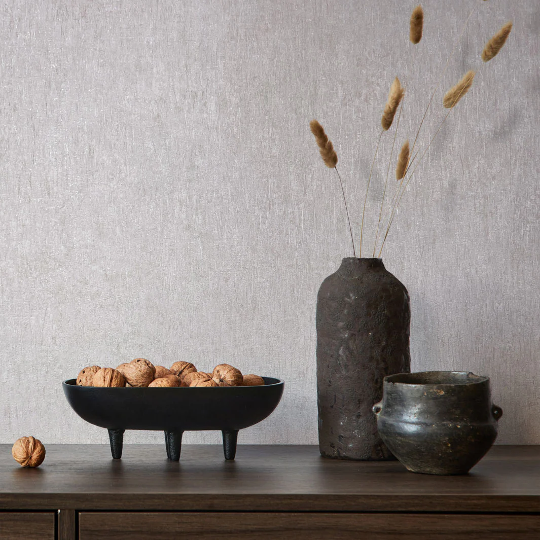 Nordic Linen Texture - Oatstone Wallpaper - Image 3