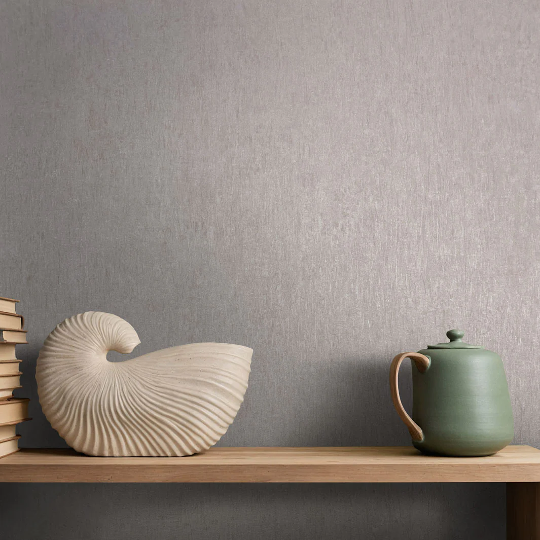 Nordic Linen Texture - Oatstone Wallpaper - Image 4