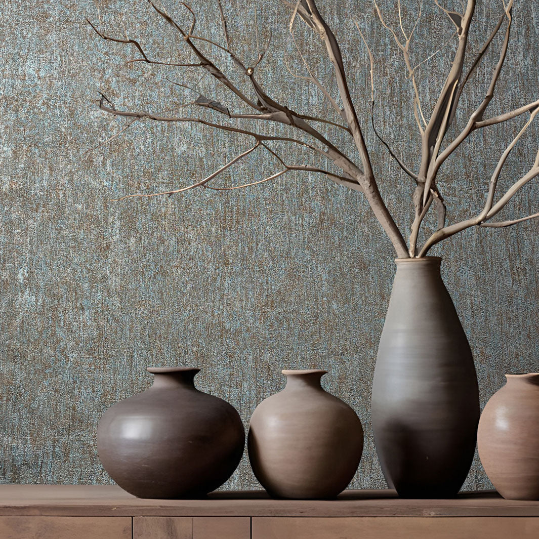 Nordic Linen Texture - Rustic Sage Wallpaper - Image 4