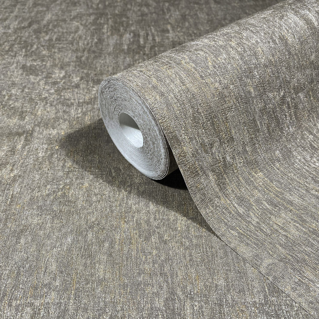 Nordic Linen Texture - Soft Taupe Wallpaper - Image 2