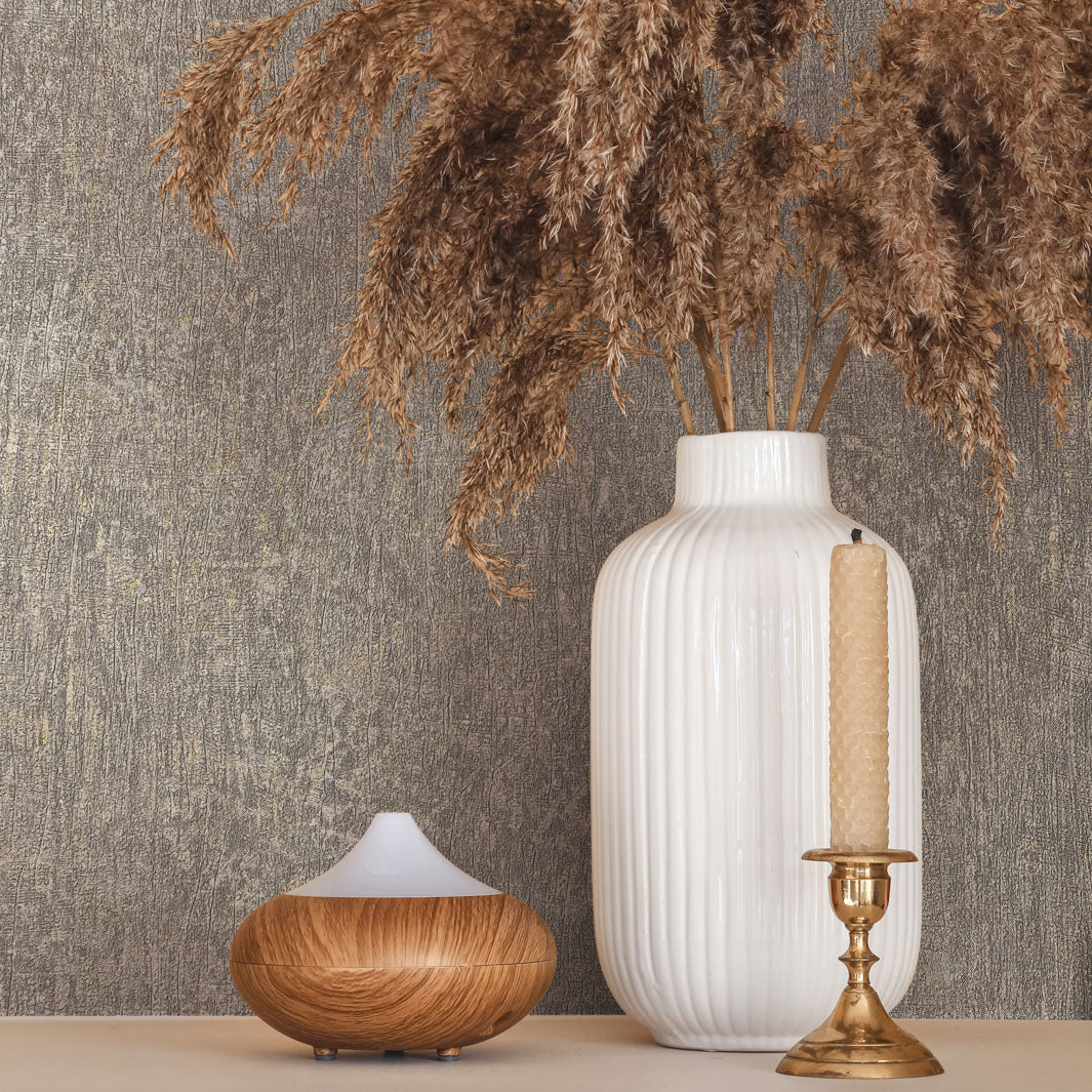Nordic Linen Texture - Soft Taupe Wallpaper - Image 4