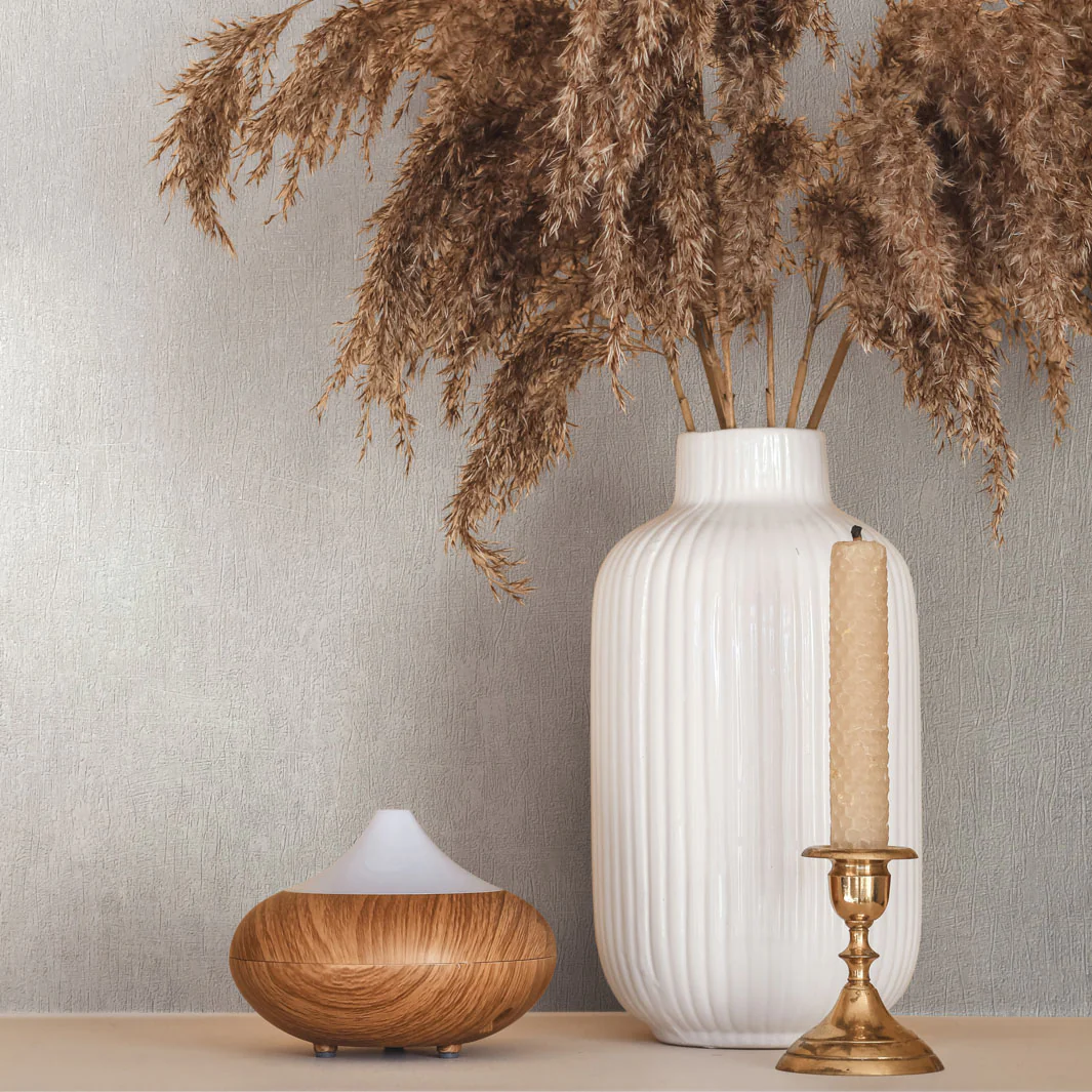 Nordic Linen Texture - Winter Ash Wallpaper - Image 4