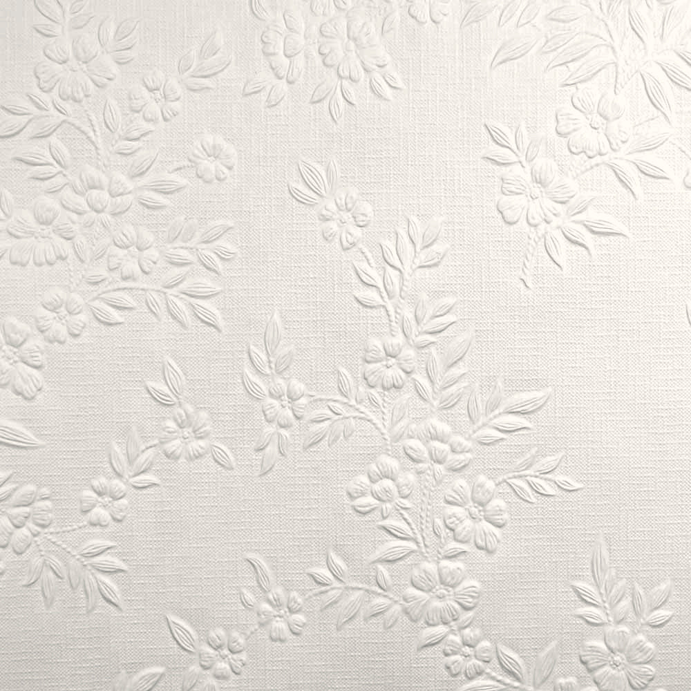 Original Portland Paintable Embossed Wallpaper