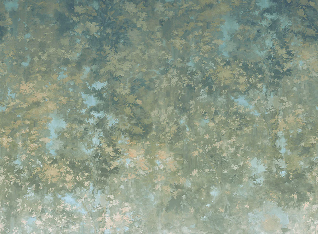 Orthez Green Wallpaper