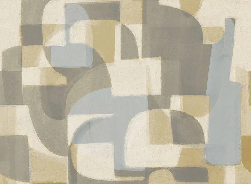 Pacha Yellow Blue Wallpaper