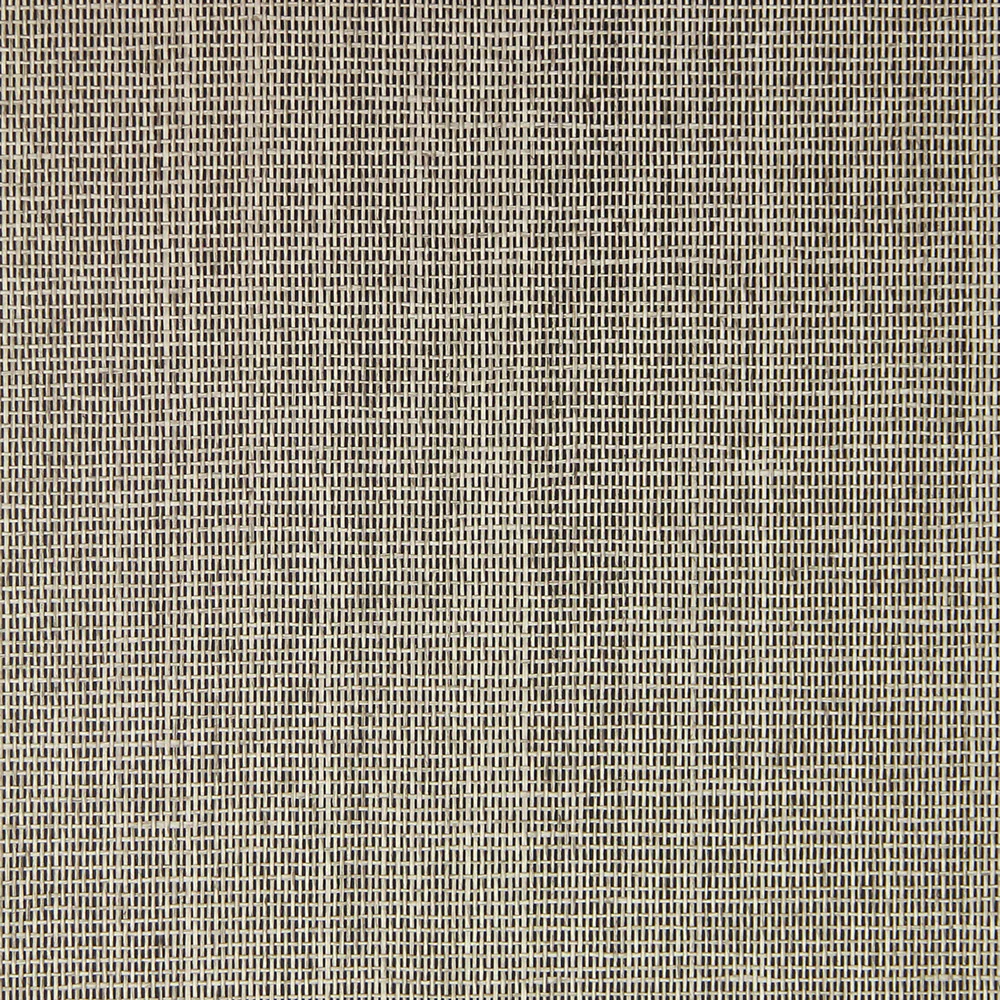 Paper Weave Wallpaper - Light Grey on Black