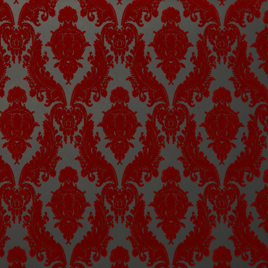 Petite Heirloom Flocked Wallpaper - Image 4