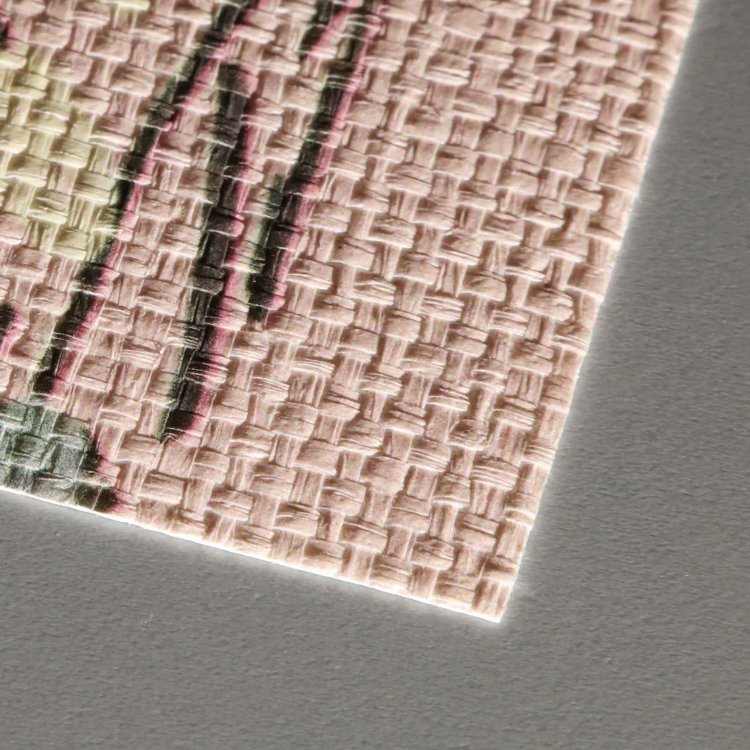 Pretty in Pink Paper Weave Wallpaper - Image 2