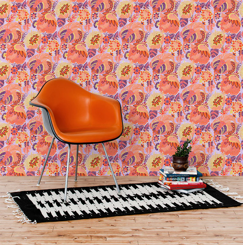 Psychedelic Paisley Wallpaper