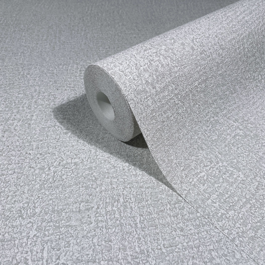 Quiet Veil - Moonlit Pewter Wallpaper - Image 2
