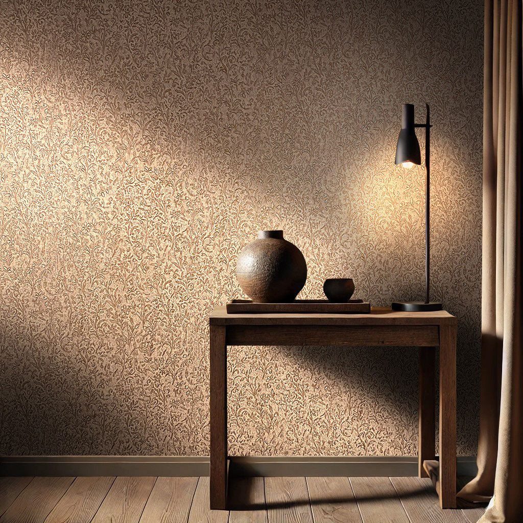 Ritual Bloom - Bronzed Oak Wallpaper - Image 3