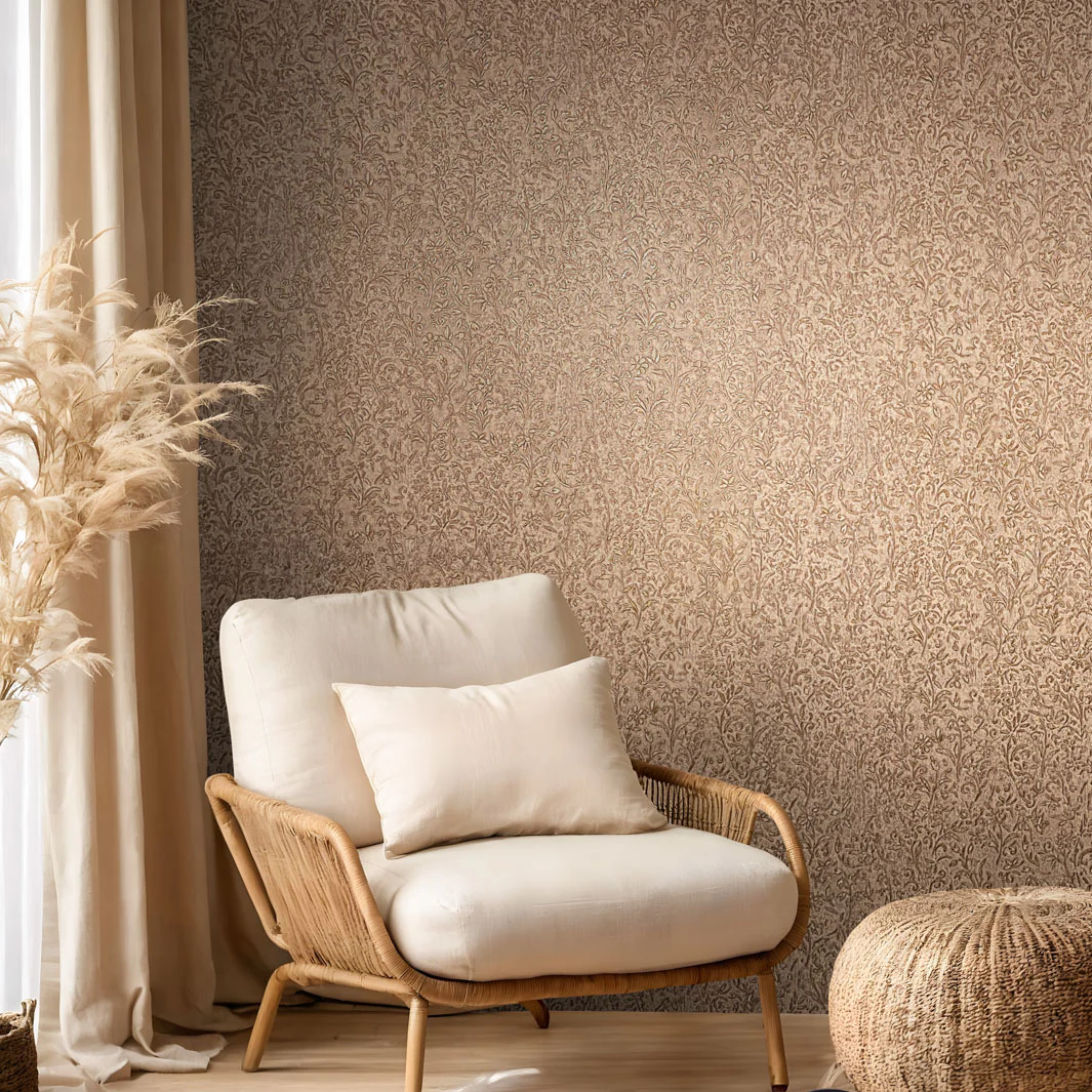 Ritual Bloom - Bronzed Oak Wallpaper - Image 4