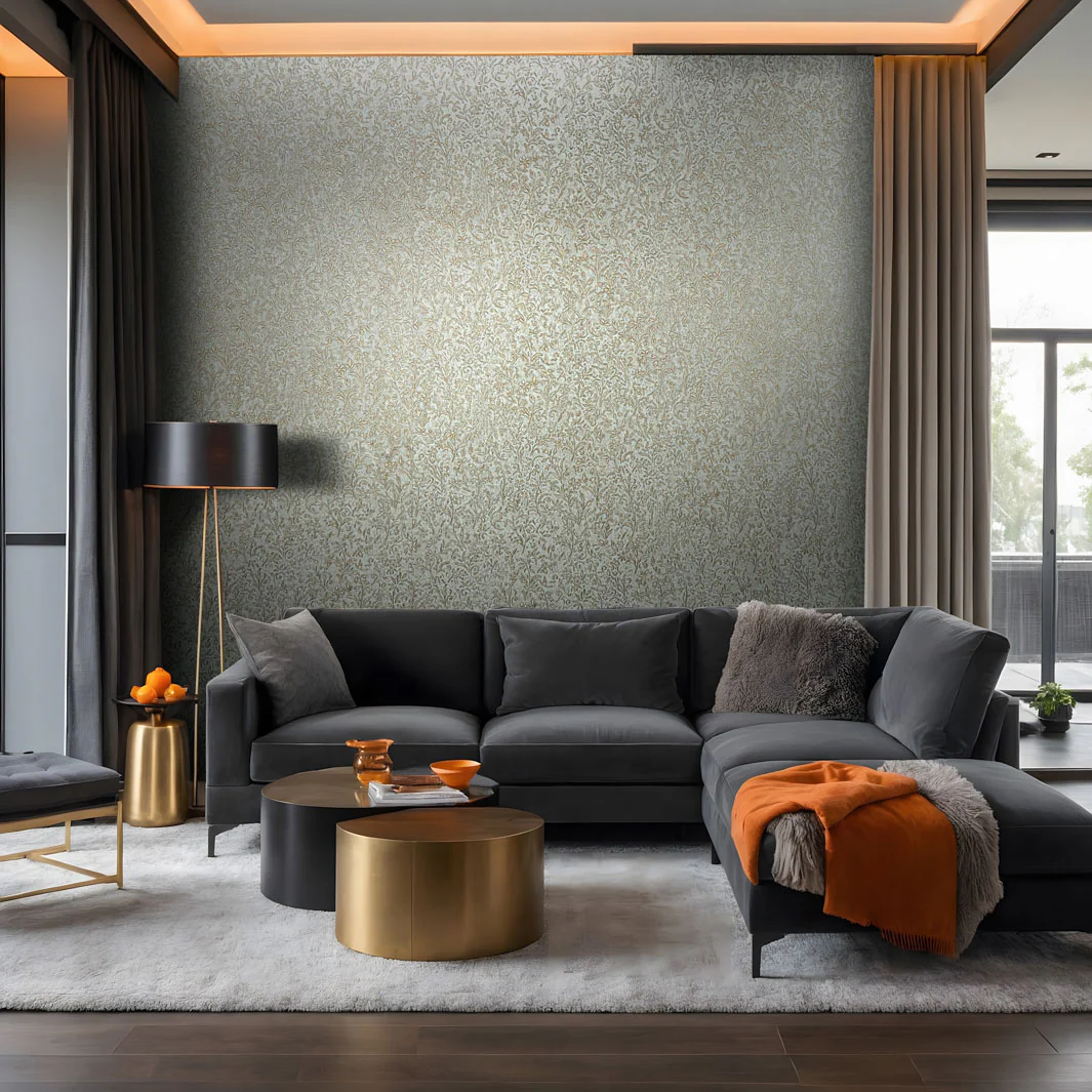 Ritual Bloom - Dusty Blue Wallpaper - Image 6