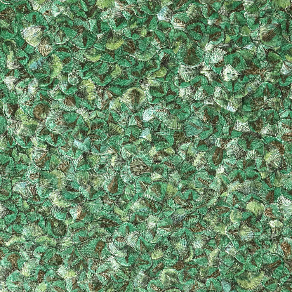 Semiplume Wallpaper - Green